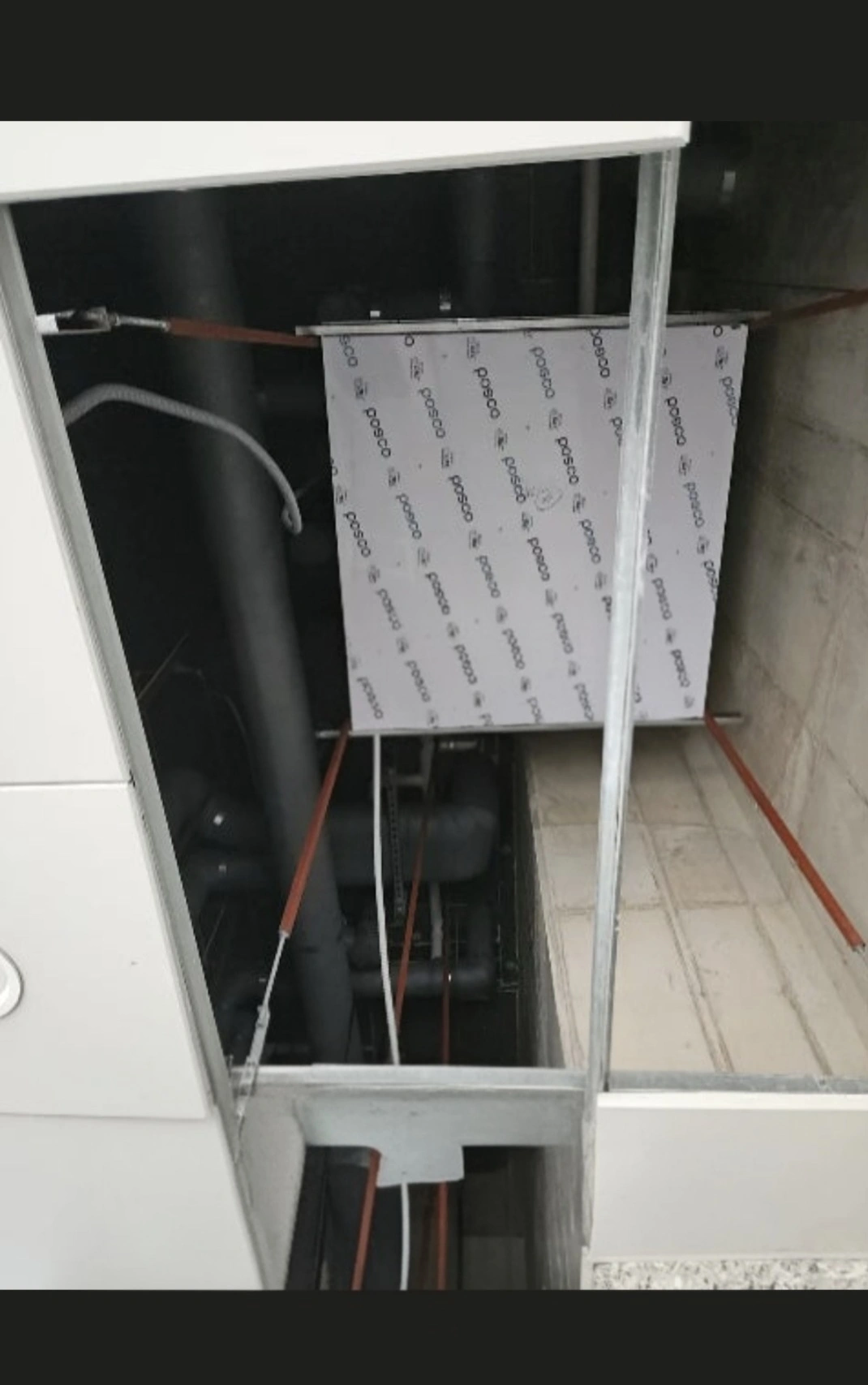 상가건물 차수판설치 시공 전